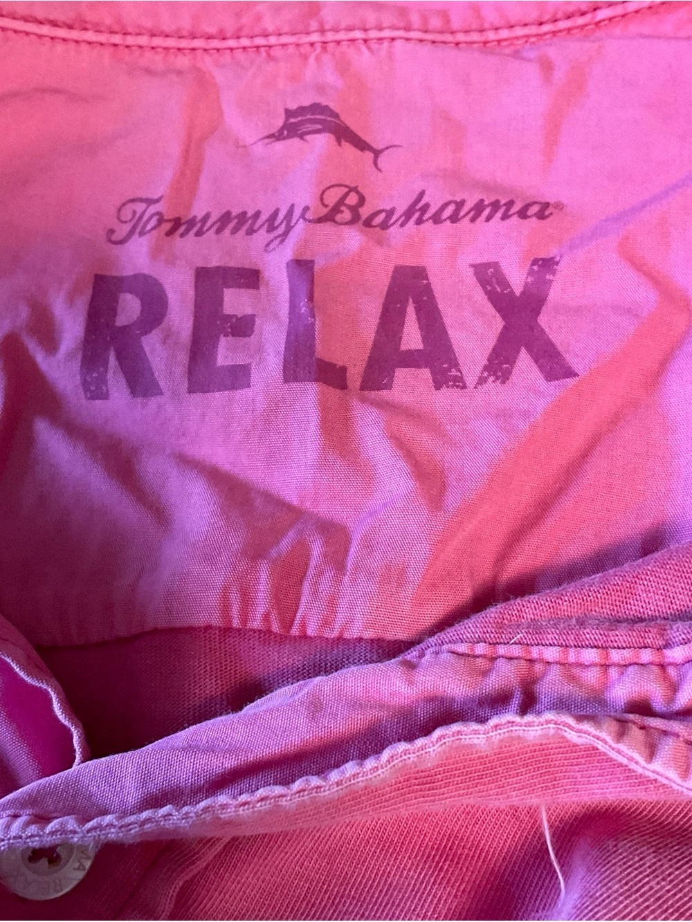 Tommy Bahama Bright Pink Short-Sleeve Polo - Picture 3 of 5